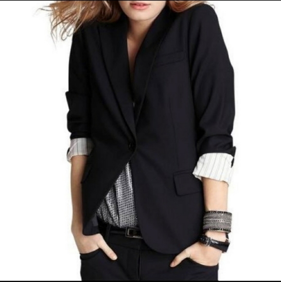 Theory Jackets & Blazers - Theory Gabe B Single Breasted Wool Blazer Size 8